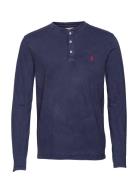 Slub Jersey Henley Shirt Navy Polo Ralph Lauren