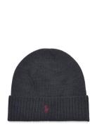 Signature Pony Wool Beanie Grey Polo Ralph Lauren