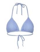Rwshiitake Triangle Bikini Top Blue Rosemunde