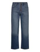 High-Rise Relaxed Straight Ankle Jean Blue Lauren Ralph Lauren