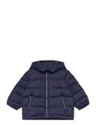 Ripstop Hooded Down Jacket Navy Ralph Lauren Baby