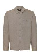 Cfaugust 0066 Linen Mix Overshirt Beige Casual Friday