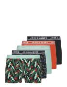 Jacwest Leaf Trunks 5 Pack Black Jack & J S