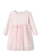 Nmfdubutterfly Ls Dress Pink Name It