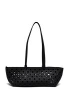 Die-Cut Shoulder Bag Black Mango