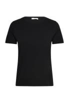 Short-Sleeved Cotton T-Shirt Black Mango