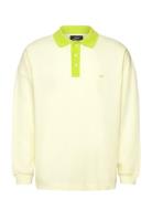 Light Terry Polo Sweat Yellow Mads Nørgaard