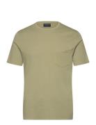 Midweight Faded Tee Khaki Lexington Clothing