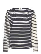 Soft Single Silke Tee Ls Navy Mads Nørgaard