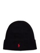 Signature Pony Wool Beanie Black Polo Ralph Lauren