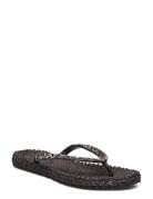 Flip Flop With Rhinest S Black Ilse Jacobsen