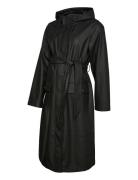 Vmmmalou Coated Coat Black Vero Moda Maternity