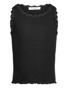 Rkbalta Sl Short Lace Top Black Rosemunde Kids