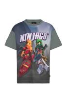 Lwtaffy 208 - T-Shirt S/S Green LEGO Kidswear