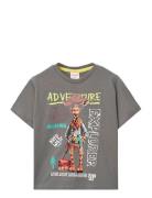 Knit T-Shirt Short Sleeves Grey Boboli