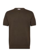 Cotton Fine-Knit T-Shirt Brown Mango