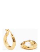 Mini Swirl Hoops Gold Blue Billie