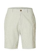 Slhregular-Karl Seersucker Shorts Noos Green Selected Homme