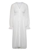 Broderie Anglaise Midi Dress White Bubbleroom