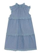 Dress Chambray Blue Creamie