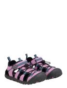 Sandals Hiking W. Toe Cap Purple Color Kids