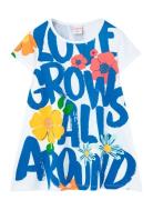 Knit Stretch Dress White Boboli