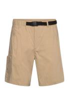 Akjan Tec Grosgrain Belt Shorts Beige Anerkjendt