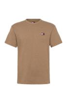 Tjm Reg Badge Tee Ext Beige Tommy Jeans