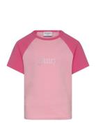 Contrast Raglan Baby Tee Pink Juicy Couture