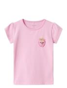 Nmffedorar Ss Top Box Pink Name It