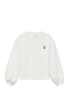 Vmbrenda Berry Ls Sweat Jrs Ga Girl White Vero Moda Girl