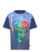 Lwtaffy 309 - T-Shirt S/S Blue LEGO Kidswear