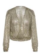 Dante6-Crazyabout Sequins Cardigan Gold Dante6