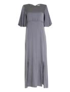 Miller Viscose Satin Grey Line Of Oslo
