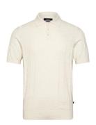 Jonas Knitted Polo Cream Clean Cut Copenhagen
