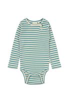 Body L/S Modal Striped Green Petit Piao