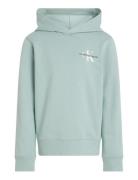 Small Monogram Hoodie Green Calvin Klein