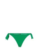 Cheeky Side Tie Bikini Green Tommy Hilfiger