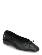 Soft Leather Ballerina Bow Black Tommy Hilfiger