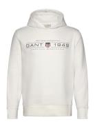 Graphic Hoodie White GANT