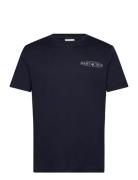 Printed Graphic Ss T-Shirt Navy GANT