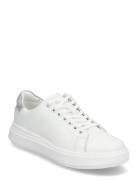 Cupsole Lace Up - Suede Bt White Calvin Klein