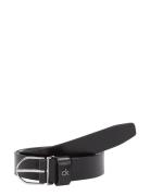 Ck Metal Loop Round Buckle 2.5 Black Calvin Klein