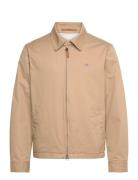 Cotton Windcheater Jacket Beige GANT