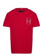 Th Graphic Reg Tee Ss Red Tommy Hilfiger