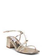 Remmi Heeled Sandals Gold Steve Madden