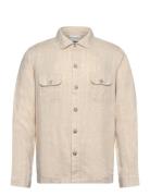 Bs Adamos Overshirt Shirt Beige Bruun & Stengade