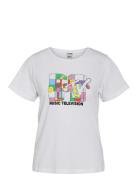 Nmnate S/S Mtv T-Shirt Jrs Fwd White NOISY MAY