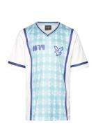 Printed Argyle T-Shirt White Lyle & Scott