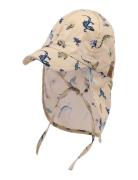Summercap Long Neck - Aop Beige Mikk-line
